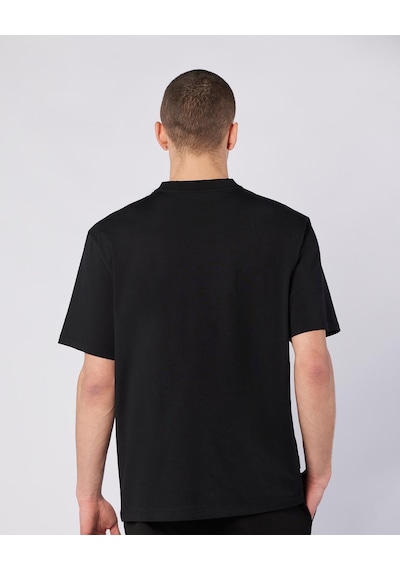 Kappa Logo Adam Erkek Siyah Oversize Tişört