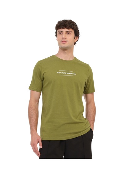 Kinetix Ml Future 11kms03 Haki Erkek Kısa Kol T-shirt