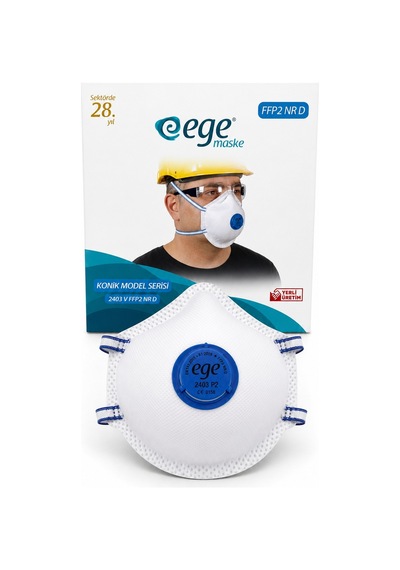 Ege 2403 V Ffp2 Nr D Ventilli Maske 10'lu