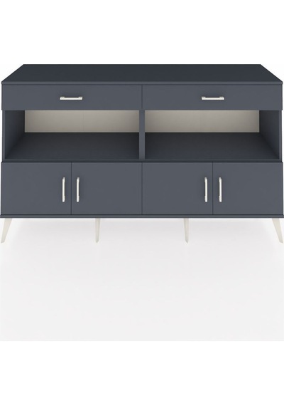 Hyperion Konsol 2 Raflı 2 Çekmeceli 4 Kapaklı 176x44x99 Antrasit-antrasit Antrasıt/antrasıt - Antrasıt Hyperion Konsol 2 Raflı 2 Çekmeceli 4 Kapaklı 176x44x99 Antrasit-antrasit Antrasıt/antrasıt - Antrasıt