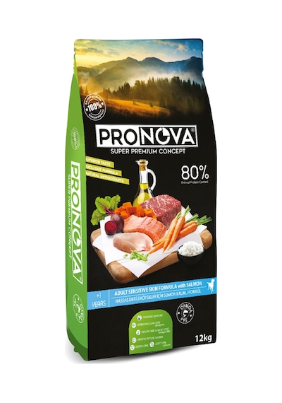 Pronova Düşük Tahıllı Somonlu Yetişkin Köpek Maması 12 KG