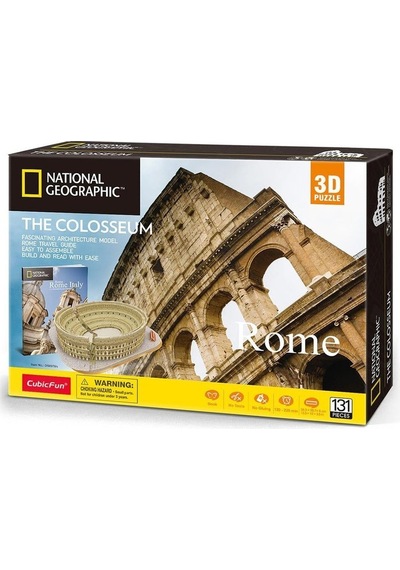 Cub Ds0976 Cubic Fun National Geographic Colosseum-Italya 3D  Puzz