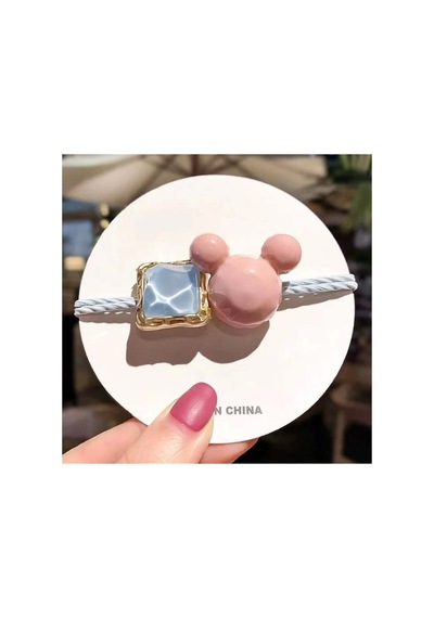 So-much Disney Taşlı Mickey Lastik Toka-7 Pembe - 255478017 Pembe - 255478017 Pembe
