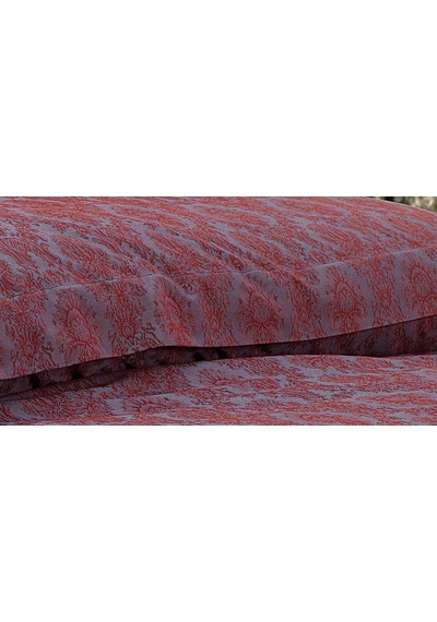 Monaco Bambu Jakar Kumaş Bordo Çift Kişilik Nevresim Takımı 6 Prç. - 905 Bordo