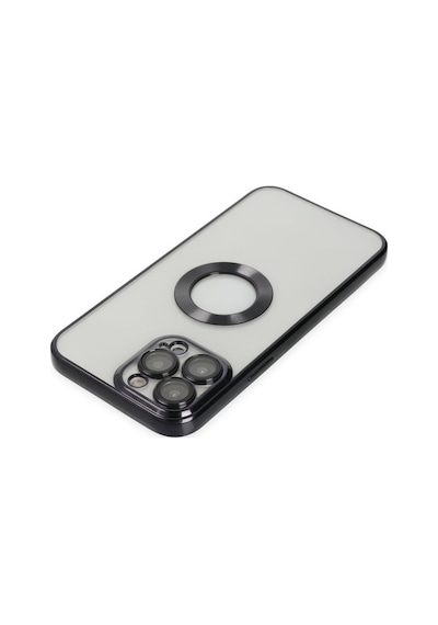 Apple iPhone  Uyumlu,  13 Pro Kılıf Slot Silikon - Siyah