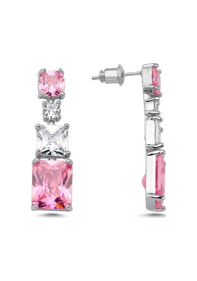 Merano Design Candice Pembe Küpe Çok Renkli