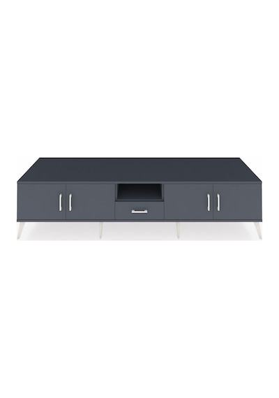 Kronos Tv Ünitesi 3 Raflı Tek Çekmeceli 4 Kapaklı 220x59x51 Antrasit-antrasit Antrasıt/antrasıt - Antrasıt Kronos Tv Ünitesi 3 Raflı Tek Çekmeceli 4 Kapaklı 220x59x51 Antrasit-antrasit Antrasıt/antrasıt - Antrasıt