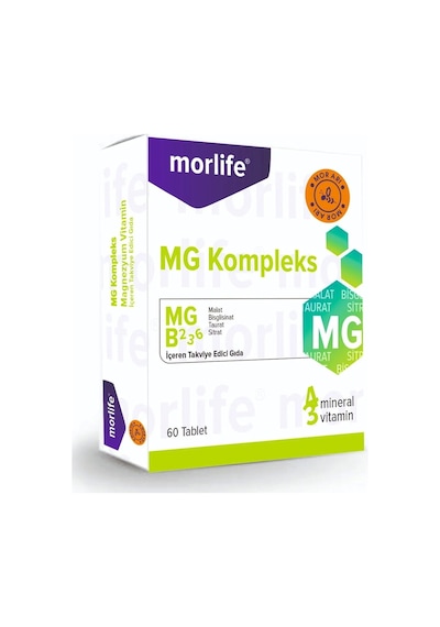 Morlife Magnezyum Kompleks 60 Tablet