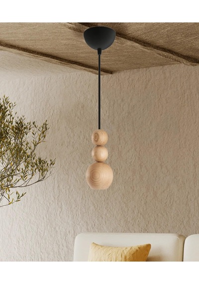 Detaylı Modern Bohem Rustik Sarkıt Avize Şık Ve Doğal Tasarım Salon Oturma Odası Siyah Tekli Sku: Smg8690010224828 Açık Gri
