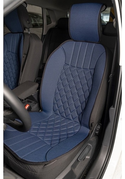 Proton Waja Uyumlu Koltuk Minderi Ön 2'li Set Elegance Mavi