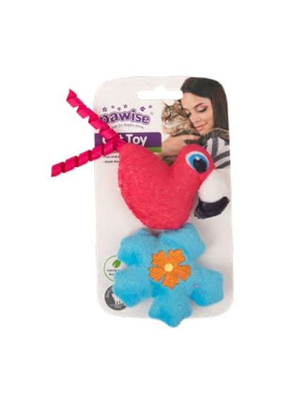 Pawise - 287 - Örgü Kedi Oyuncağı Kuş - Hcctrend - - Çiçek