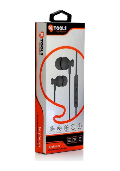 Ktools Spring Mikrofonlu Kulak İçi Kulaklık