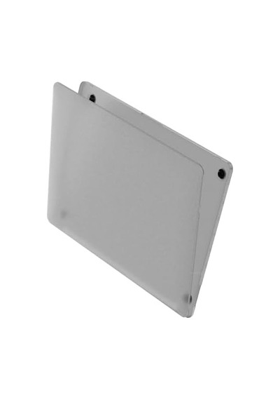 Macbook Air M1 13 İnç Kılıf A2337 Uyumlu Sert Kapak A2179 A1932 Hard Case Koruyucu Şeffaf Kapak Parmak İzi Tutmaz Gri