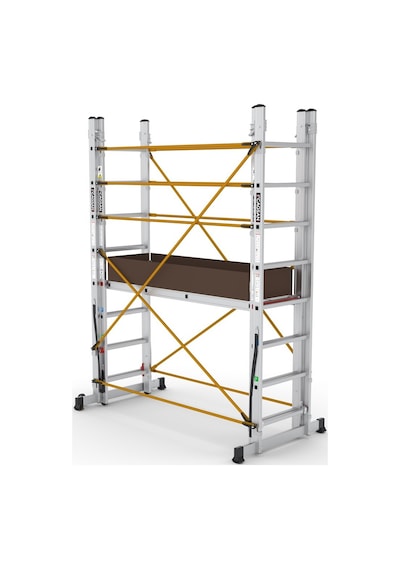 Çağsan PL003 2x8 Basamaklı Polysafe Çok Amaçlı İskele Merdiven