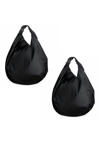 Microcase Bisiklet Scooter Kask Geniş Taşıma Çantası Kask Kılıfı 65x65 Cm 2 Adet Al5615 Siyah