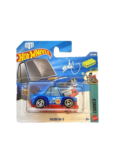Hot Wheels Mazda Rx-3 - Tooned Serisi Özel Tasarım Metal Oyuncak Araba Çok Renkli