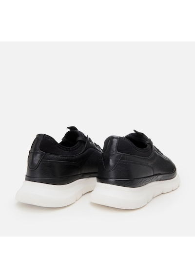 Hotiç Hakiki Deri Siyah Erkek Spor Ayakkabı 02ayh305660a100 Siyah-black Siyah