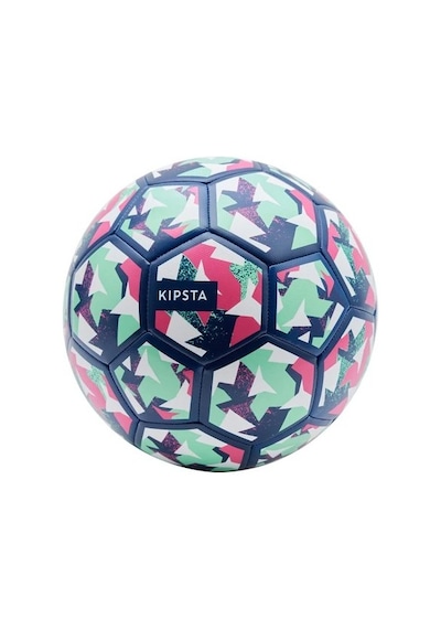 Heugers Decathlon Kipsta Öğretici Futbol Topu 4 Numara Learning Ball Mavi Mor Top Şişirme Aparatı Yeşil