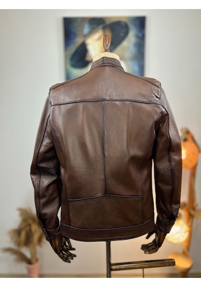 Always Leather Usta İşi Özel Dikim %100 Hakiki Deri 1803340019 Kahverengi
