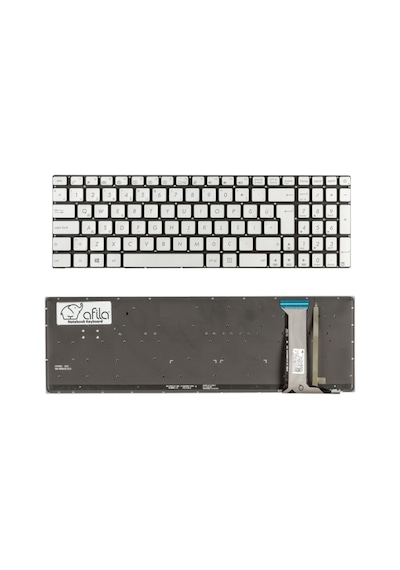 Asus Uyumlu G552, G552V, G552Vw, G552Vx Notebook Klavyesi Gri Tr Işıklı - 545302246