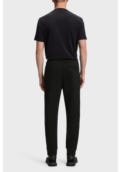 Boss Pamuklu Regular Fit Lastikl Paça Jogger Pantolon Erkek Pantolon 50566830 001 Siyah