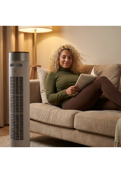 45w Kule Tipi Fan Uzaktan Kumandalı Led Dokunmatik Sessiz Çalışma 39 İnç Güçlü Soğutma Tower Fan 45w