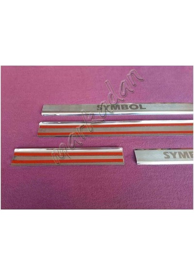 Woc Chrome Renault Symbol Kapı Eşiği 2009-2012 4 Parça  Paslanmaz