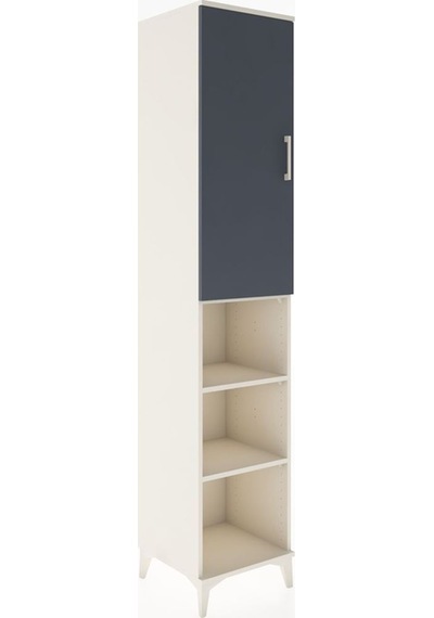 Hyperion Dolap 4 Raflı Tek Kapaklı Tek Askılı 44x44x221 Aytaşı-antrasit Aytası Hyperion Dolap 4 Raflı Tek Kapaklı Tek Askılı 44x44x221 Aytaşı-antrasit Aytası