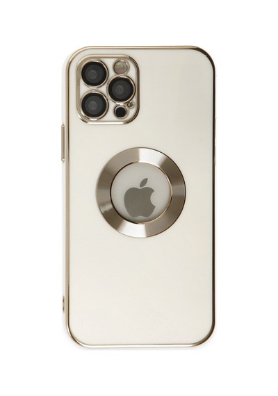 Apple iPhone  Uyumlu,  12 Pro Max Kılıf Store Silikon - Beyaz