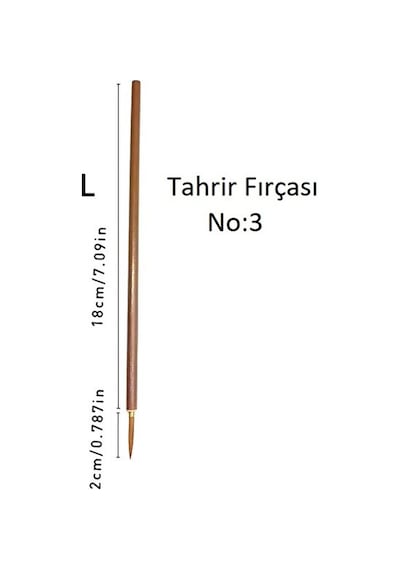 Tahrir Fırçası Kurt Kılı No:3, Çini, Seramik, Tezhip, Minyatür, B