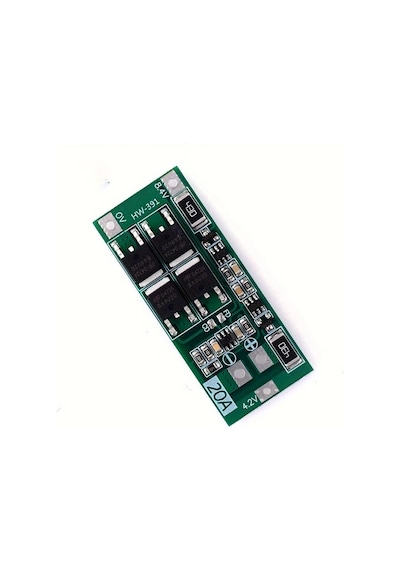 Xuweiwei 2s 20a 7.4v 8.4v 18650 Lityum Şarj Koruma Devresi Yeşil Pcb Matkap Motoru