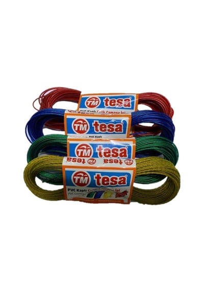 Tesa Pvc Kaplı Çelik Çamaşır İpi, 20 M, Beyaz Diğer