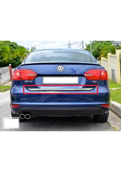 Vw Jetta Krom Bagaj Alt Çıtası Paslanmaz 2011 - 2014