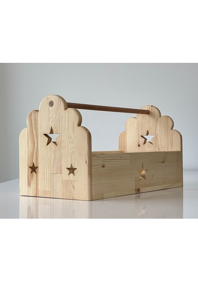 Doruk Ahşap Atölyesi Masif Ahşap Montessori Bulut Figürlü Büyük Boy Çocuk Odası Kitaplığı & Oyuncak Sandığı Doruk Ahşap Atölyesi Masif Ahşap Montessori Bulut Figürlü Büyük Boy Çocuk Odası Kitaplığı & Oyuncak Sandığı