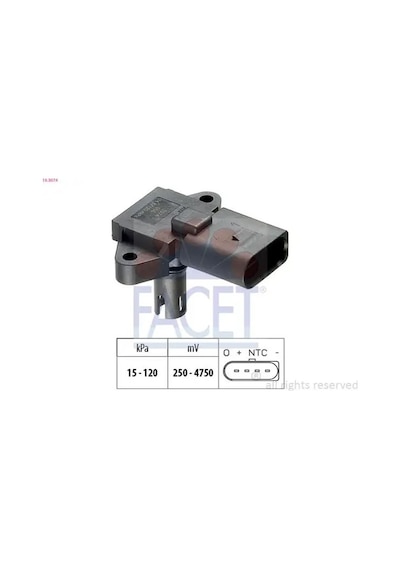 Audi A4 B6 Map Sensoru 2.0 2001-2005 Alt Facet 103074