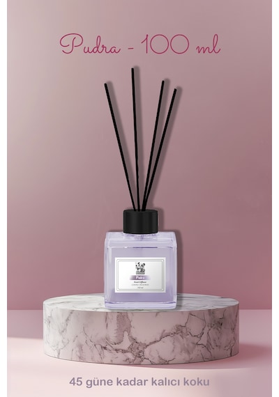 Rosıe Pudra Reed Diffuser Çubuklu Oda Kokusu 100 Ml Fresh
