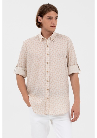 U.S. Polo Assn. U S Polo Assn Düğmeli Yaka Katlanabilir Kol Camel Erkek Gömlek 001 U.S. Polo Assn. U S Polo Assn Düğmeli Yaka Katlanabilir Kol Camel Erkek Gömlek 001