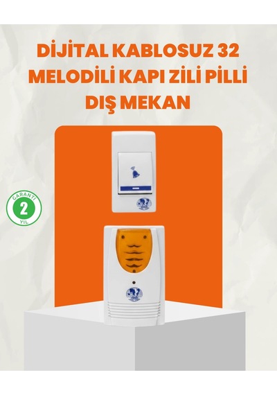 Mey İthalat Kablosuz Kapı Zili Ev Ve Ofis İçin Konforlu Çözüm