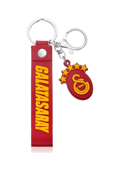 Galatasaray Kırmızı Charm Arma Silikon Anahtarlık Gssıl26011