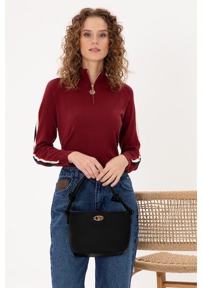 U.S. Polo Assn. Kadın Siyah Kol Çantası 50300355-VR046