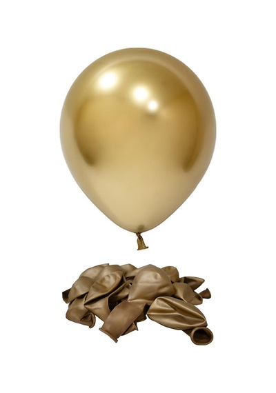 18 İnç Krom Gold Jumbo Büyük Boy Balon 45 Cm Gold