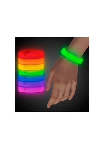 Glow Partisi Glow Ekstra Kalın Fosforlu Bileklik 6 Renk 6 Adet 5224 Diğer