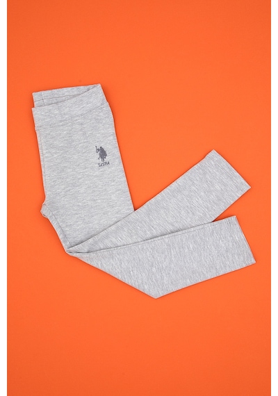 U.s. Polo Assn. Kız Çocuk Açık Gri Melanj Tayt 50316890-vr091 Acık Grı Melanj