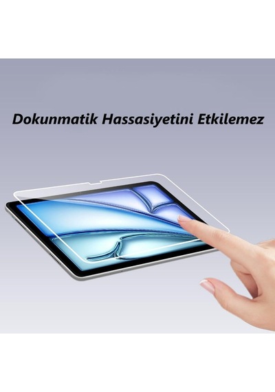 Apple İpad Air 11 İnç İle Uyumlu Ekran Koruyucu 9h Temperli Kırılmaz Esnek Nano Cam, Çizilmeye Ve Darbeye Dayanıklı Koruma, Hd Şeffaf M2 M3 M4