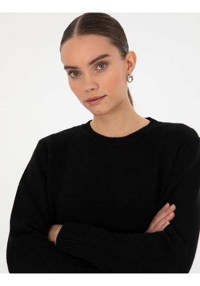 Pierre Cardin Kadın Siyah Kazak /triko 50316310-vr046 Siyah