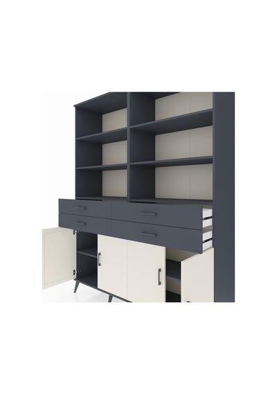 Hyperion Gardrop 8 Raflı 4 Çekmeceli 4 Kapaklı 176x44x221 Antrasit-aytaşı/antrasit Aytaşı/antrasit Hyperion Gardrop 8 Raflı 4 Çekmeceli 4 Kapaklı 176x44x221 Antrasit-aytaşı/antrasit Aytaşı/antrasit