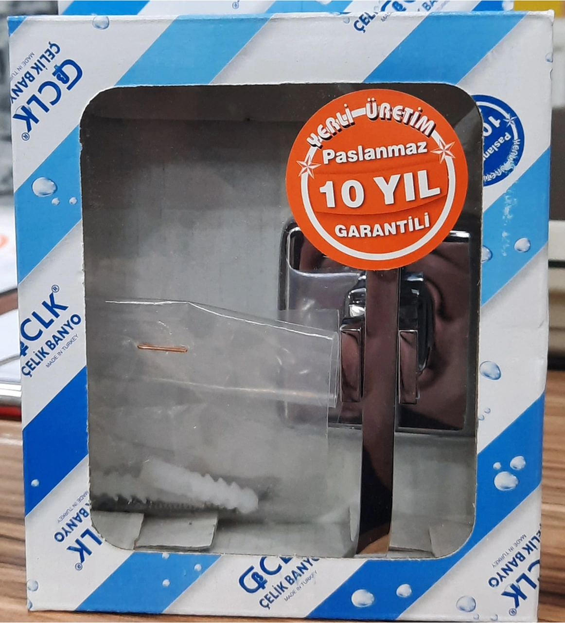 Çelik Banyo Paslanmaz Serisi 2 Adet Tuvalet Kağıtlık Kumru 10 Yıl Garantili %100 Pirinç Krom