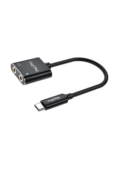 Type-c Ses Kartı 3.5mm Kulaklık Ve Mikrofon Girişli