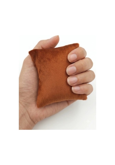 Saat Yastığı 8 X 8 Cm, Babyface Kumaş, Elyaf Dolgulu - 10'lu Paket Taba