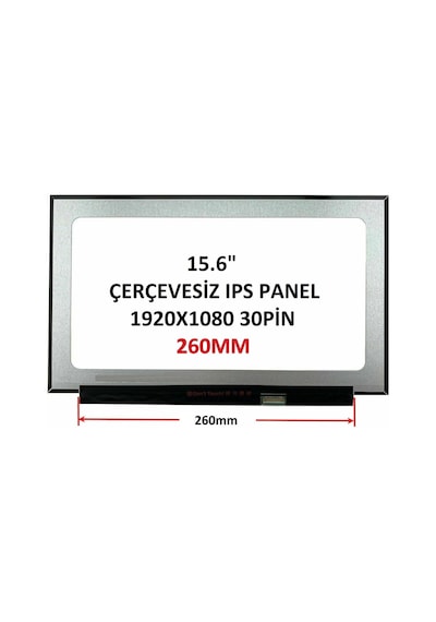 Lenovo Uyumlu 82fg013dtx İdeapad 5-15ıtl05 82fg Ekran 15.6" 30 Pin Slim 260mm Pcb